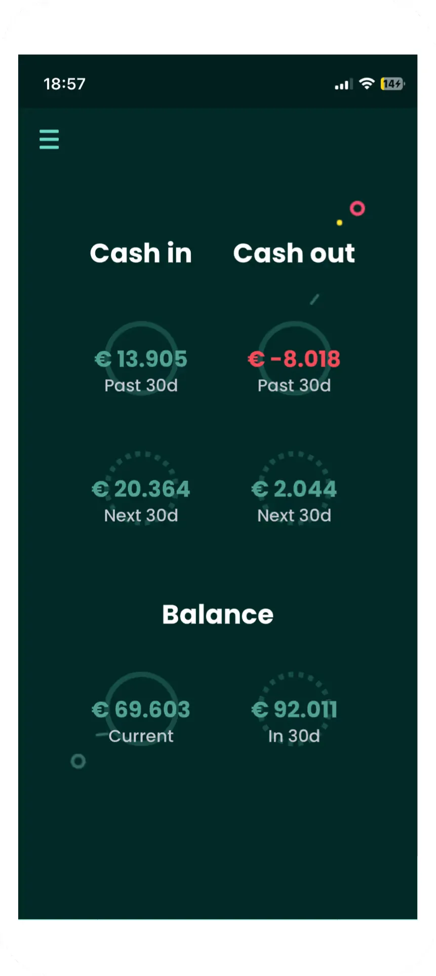 Screenshot OkiOki cash in cash out EN